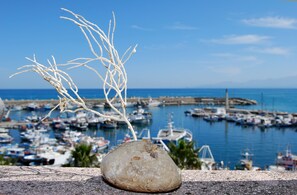 Blick von der Unterkunft