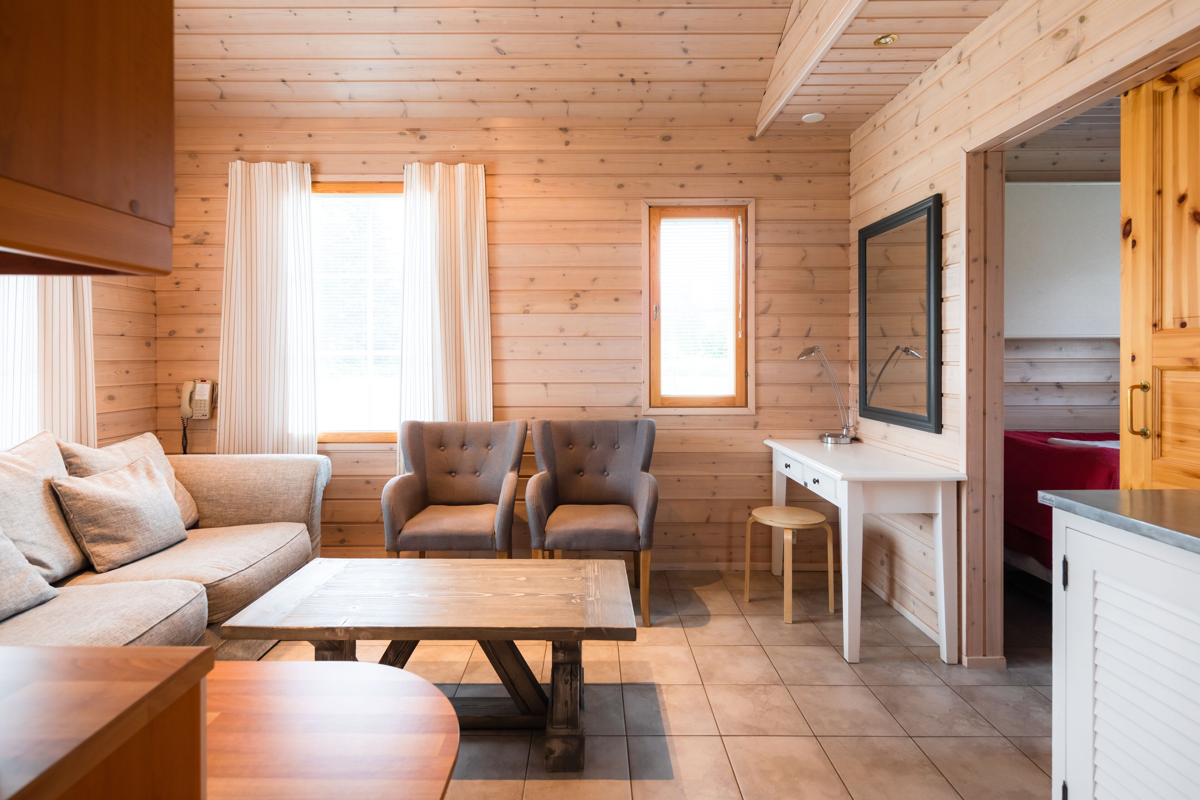 Superior Chalet, 2 Bedrooms, Sauna (For 6 persons) | Desk, laptop workspace, soundproofing, free WiFi
