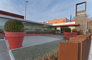 Voorkant van accommodatie