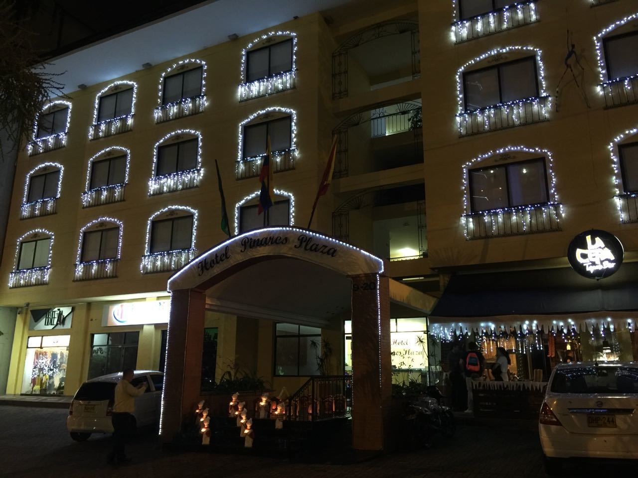 front of property – evening/night