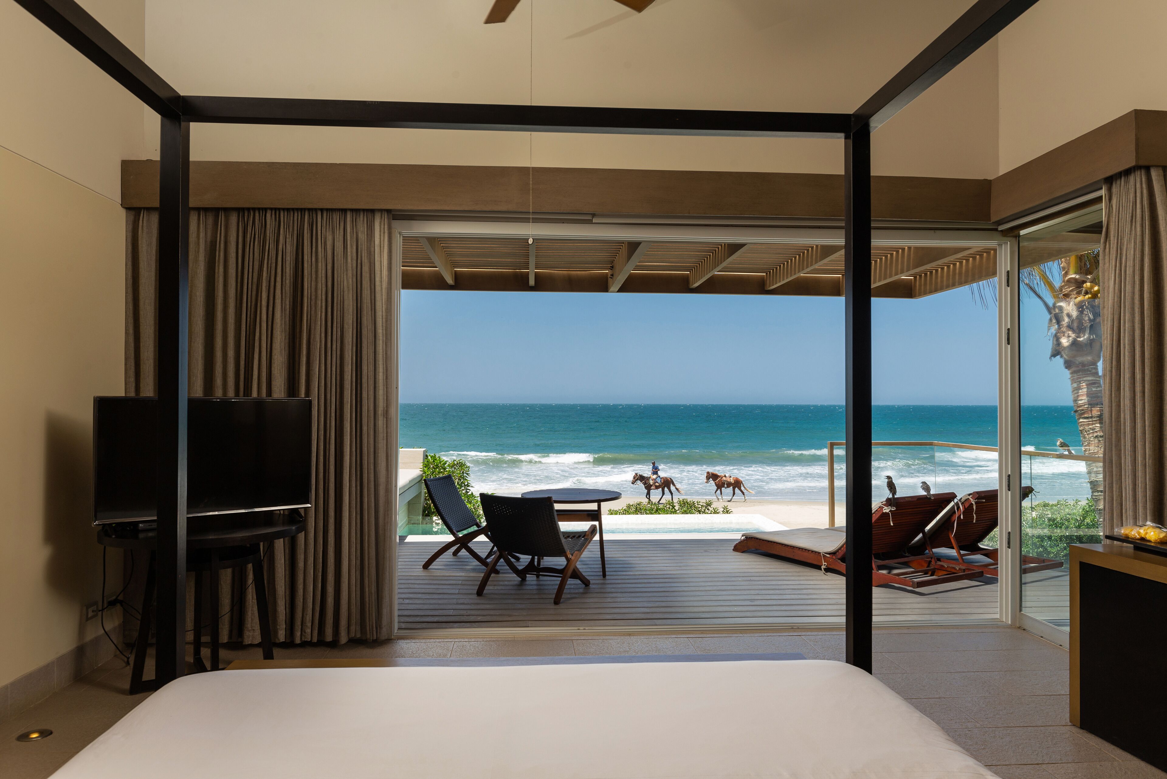 junior suite, private pool | terrace/patio