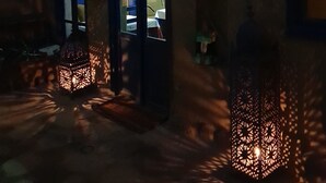 Breakfast, lunch and dinner served  - Chez Youssef (Taouz)