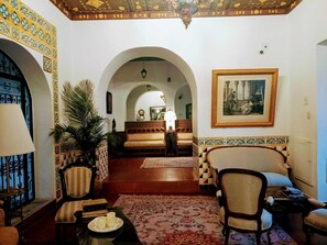 Sitteområde i lobbyen