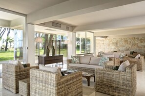 Sitteområde i lobbyen