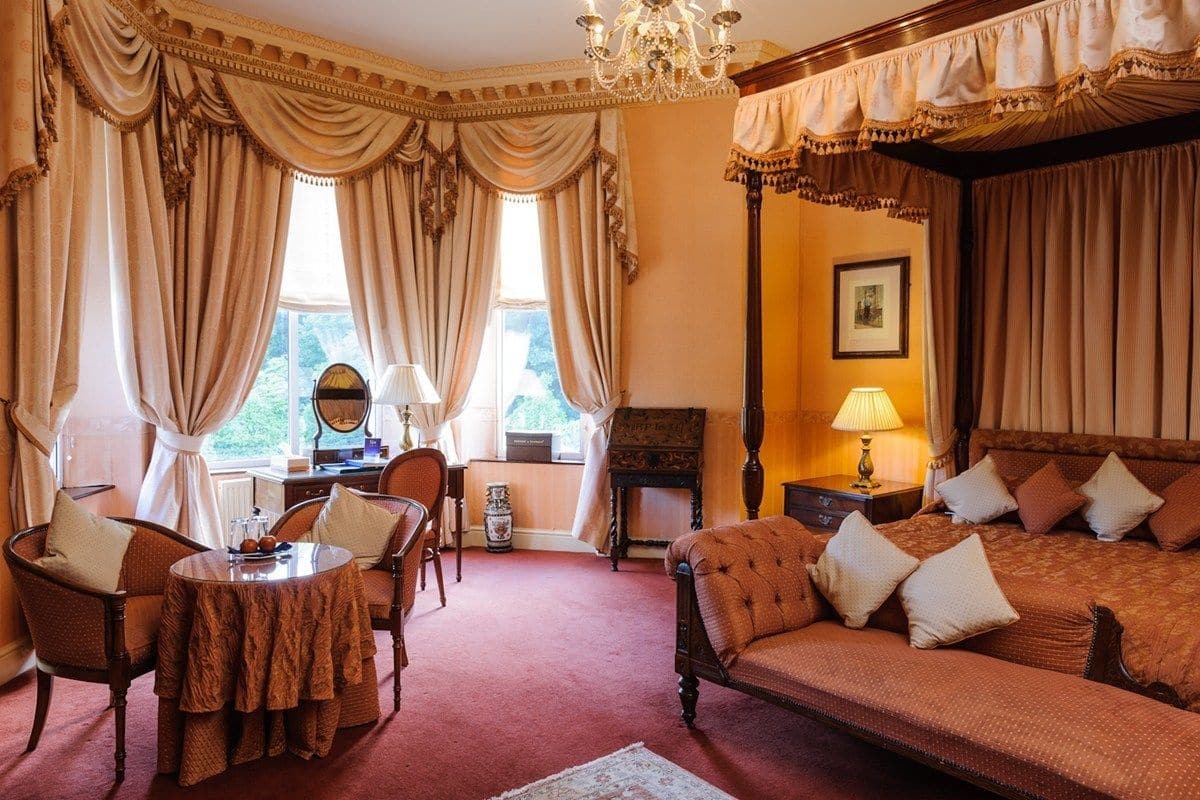 superior double room (four poster) | 1 bedroom, in-room safe, desk, iron/ironing board
