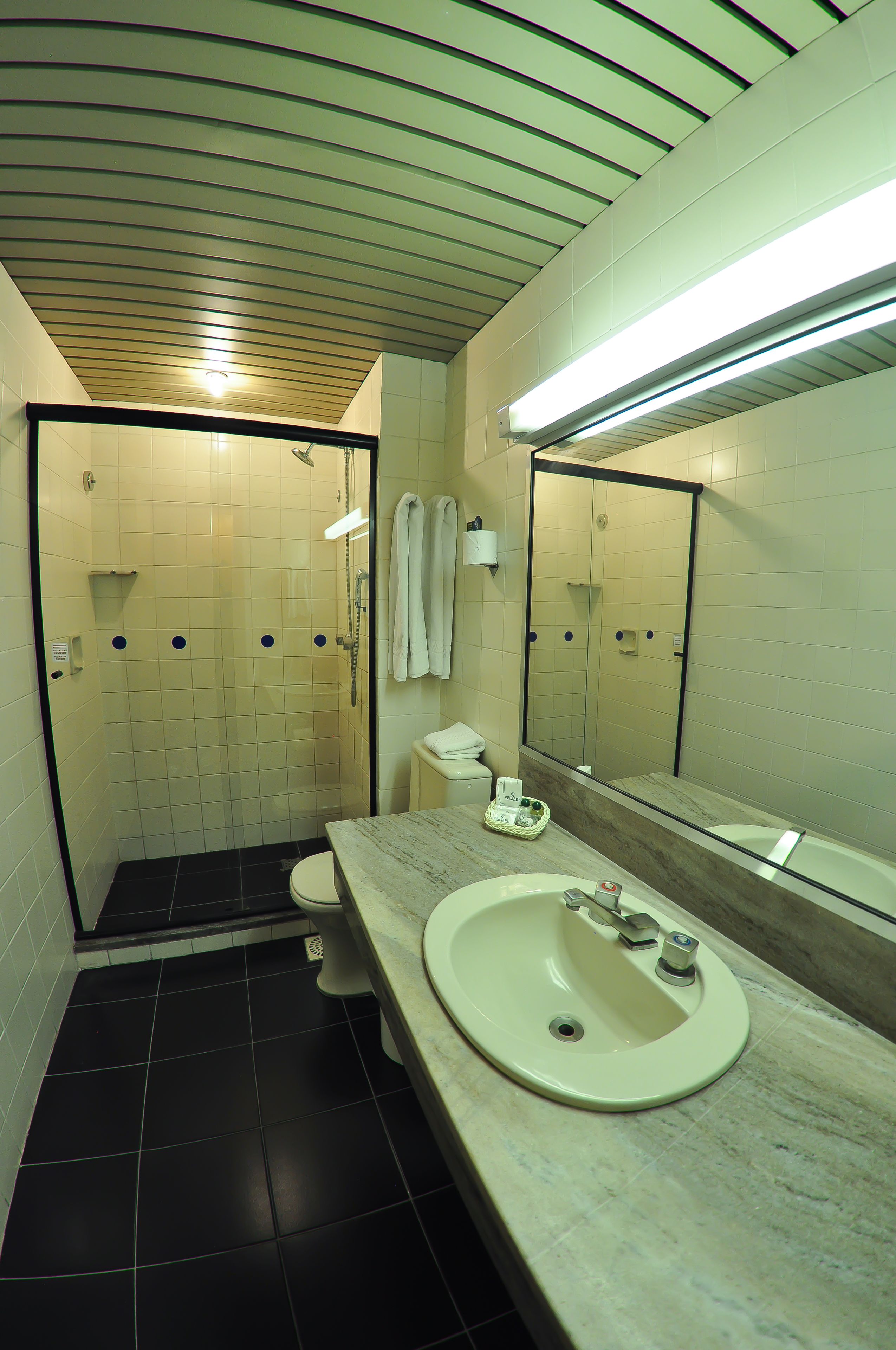 deluxe triple room, 3 single beds | bathroom | shower, free toiletries, hair dryer, towels