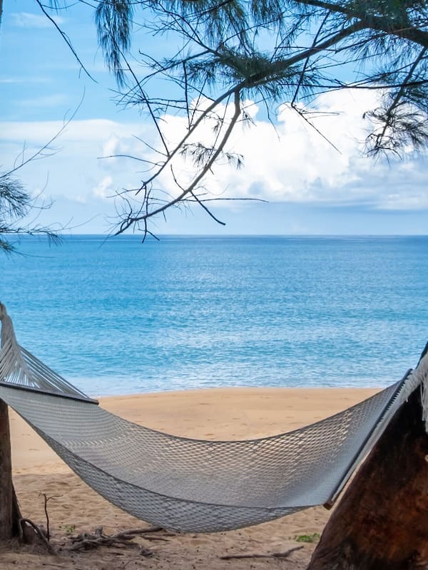 On the beach, white sand, beach yoga, beach volleyball