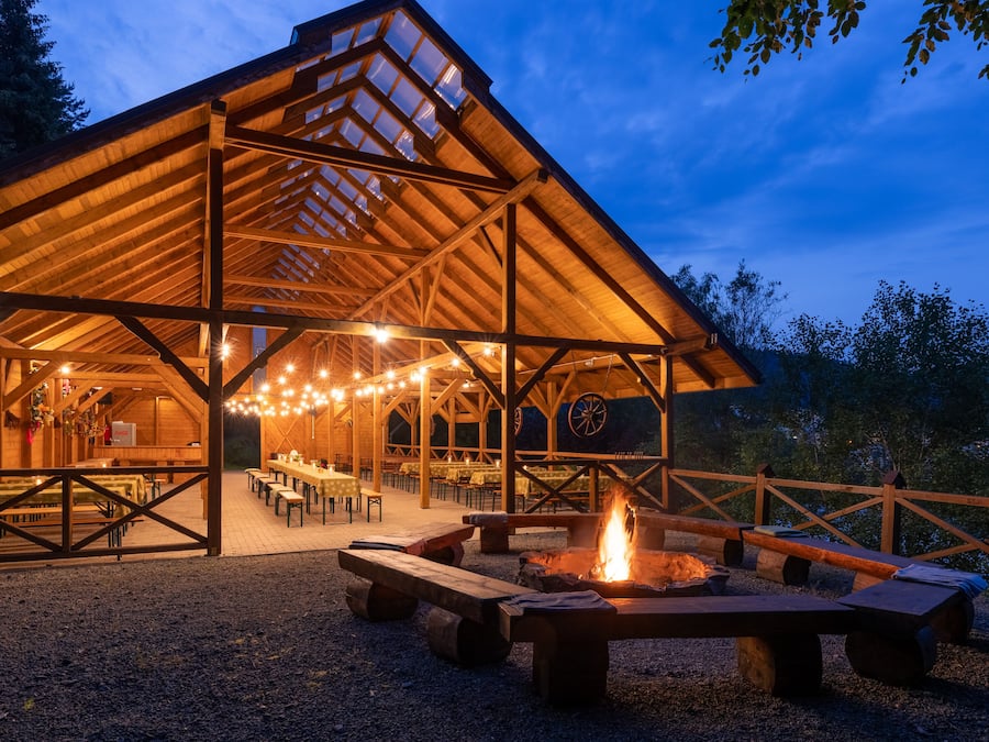 Área para churrasco/piquenique