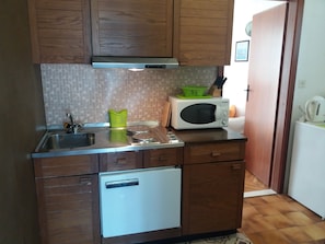 Apartment, 1 Double Bed | Private kitchen