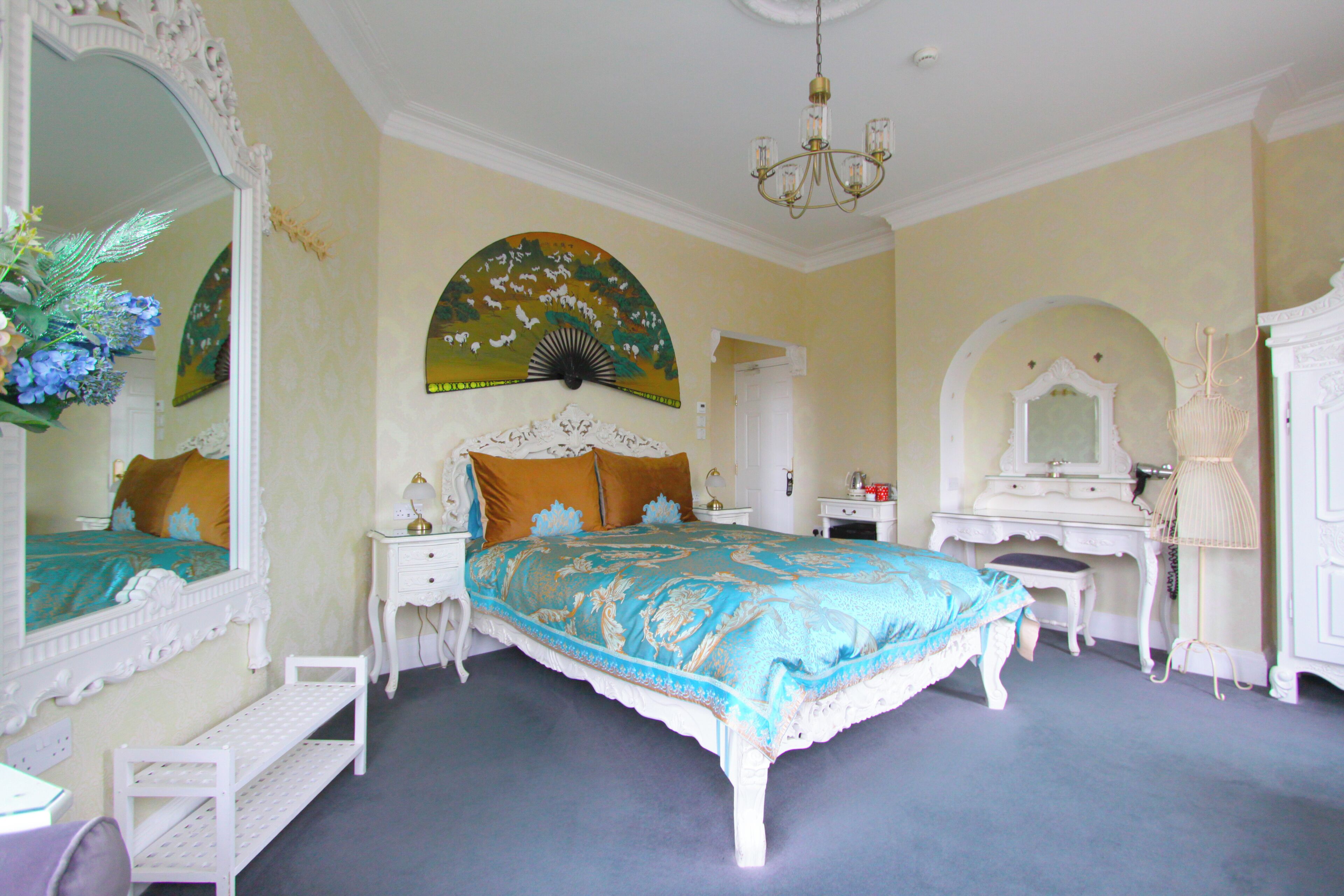 Double Room, Ensuite (French Rococo) | Soundproofing, iron/ironing board, WiFi