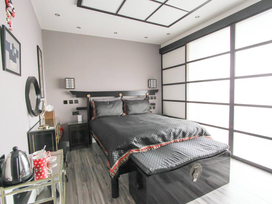 Habitació doble Deluxe, amb bany privat (Samurai) | Habitacions insonoritzades, planxa i posts de planxar i wifi