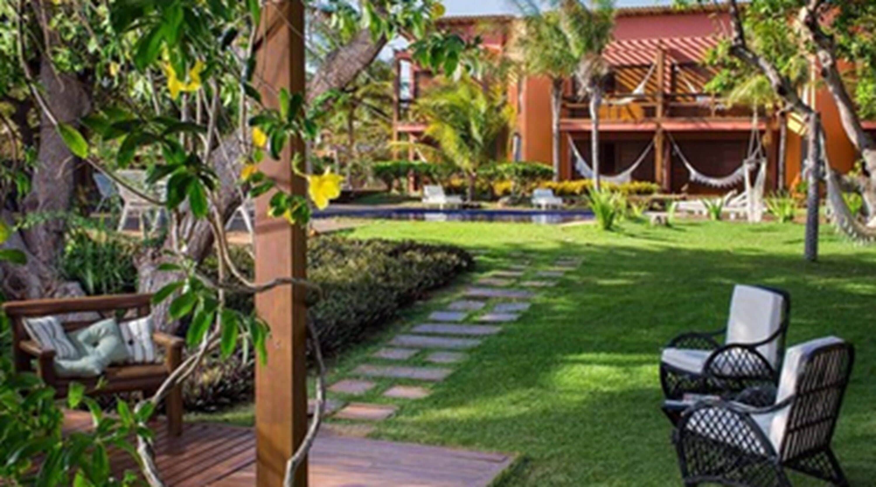 standard triple room, garden view | view from room