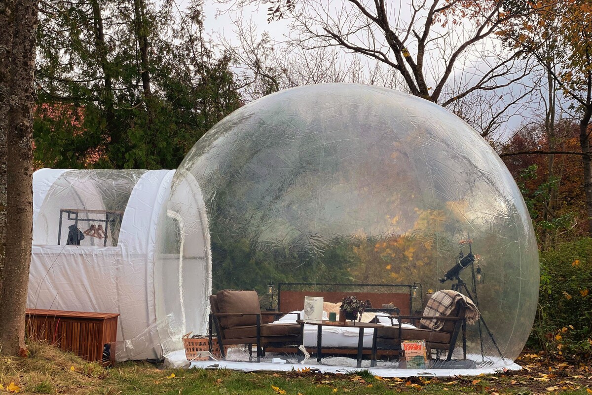 Tent, Garden View | Desk, blackout drapes, WiFi (free), bed sheets