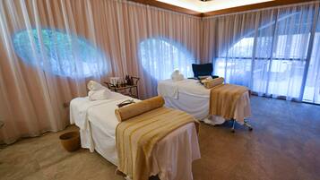 Couples treatment room(s), body treatments, hot stone massages
