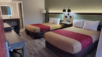 Desk, iron/ironing board, free WiFi, bed sheets