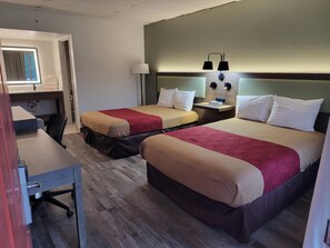 Desk, iron/ironing board, free WiFi, bed sheets
