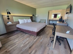 Desk, iron/ironing board, free WiFi, bed sheets