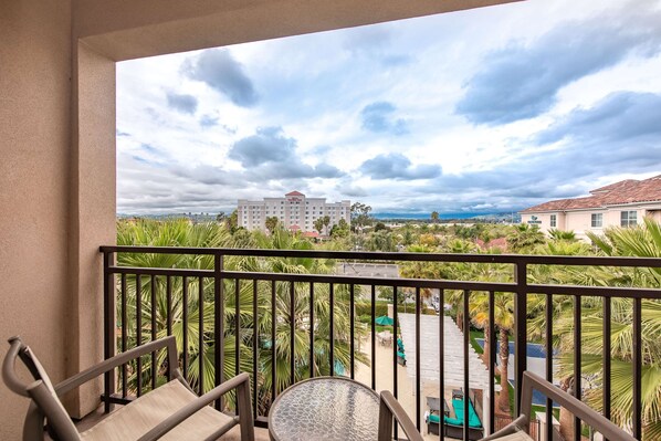 Uitzicht vanuit de kamer