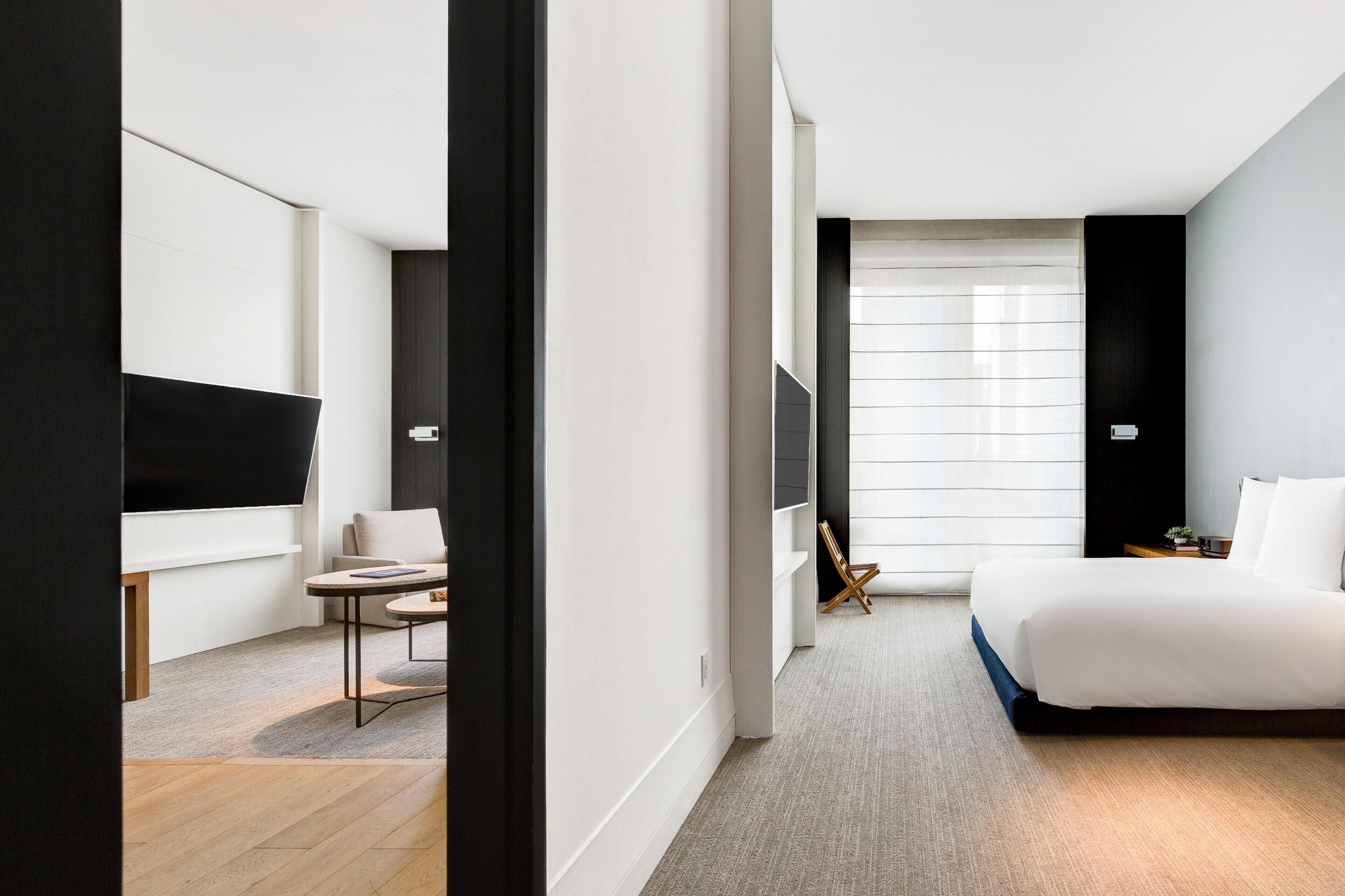 Suite, 2 Bedrooms (Andaz) | Premium bedding, pillowtop beds, free minibar, in-room safe