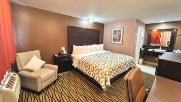 標準客房, 1 張特大雙人床 | 客房內保險箱、隔音、熨斗/熨衣板、免費無線上網