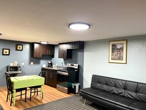 Family Apartment, Multiple Beds | Private kitchen