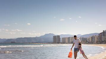 Beach nearby, beach towels