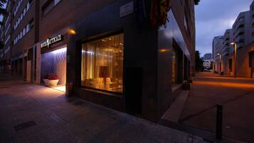 Front of property – evening/night