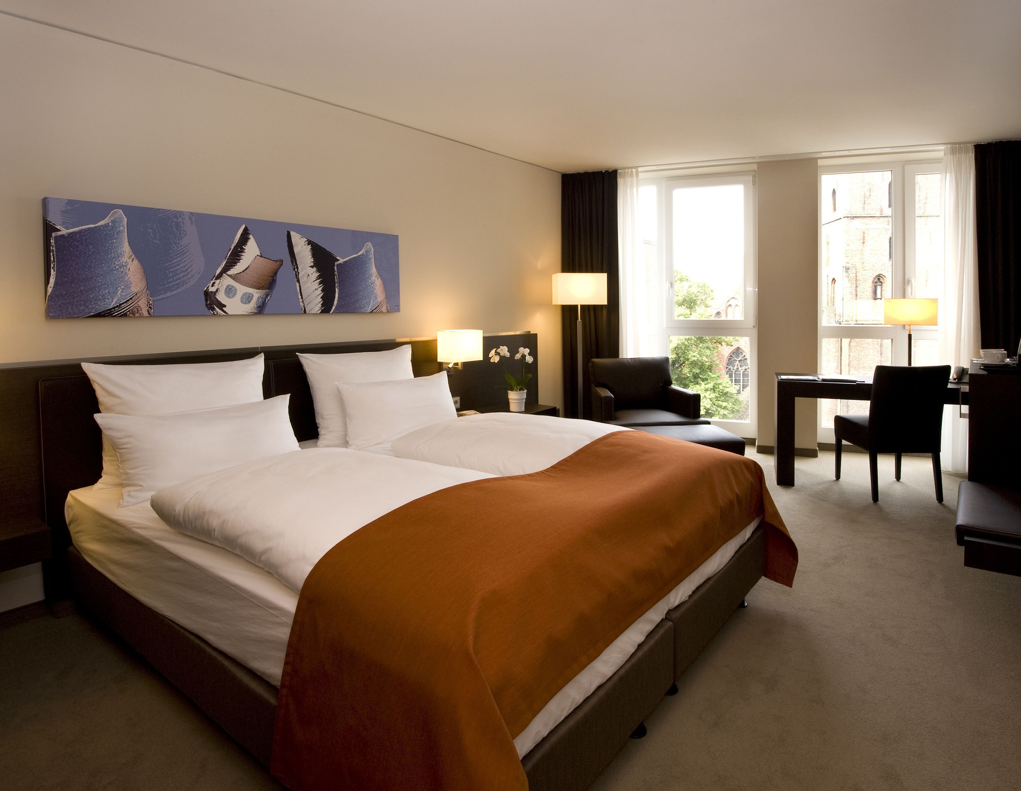 Premium bedding, Select Comfort beds, in-room safe, desk