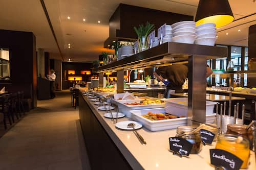Daily buffet breakfast for a fee
