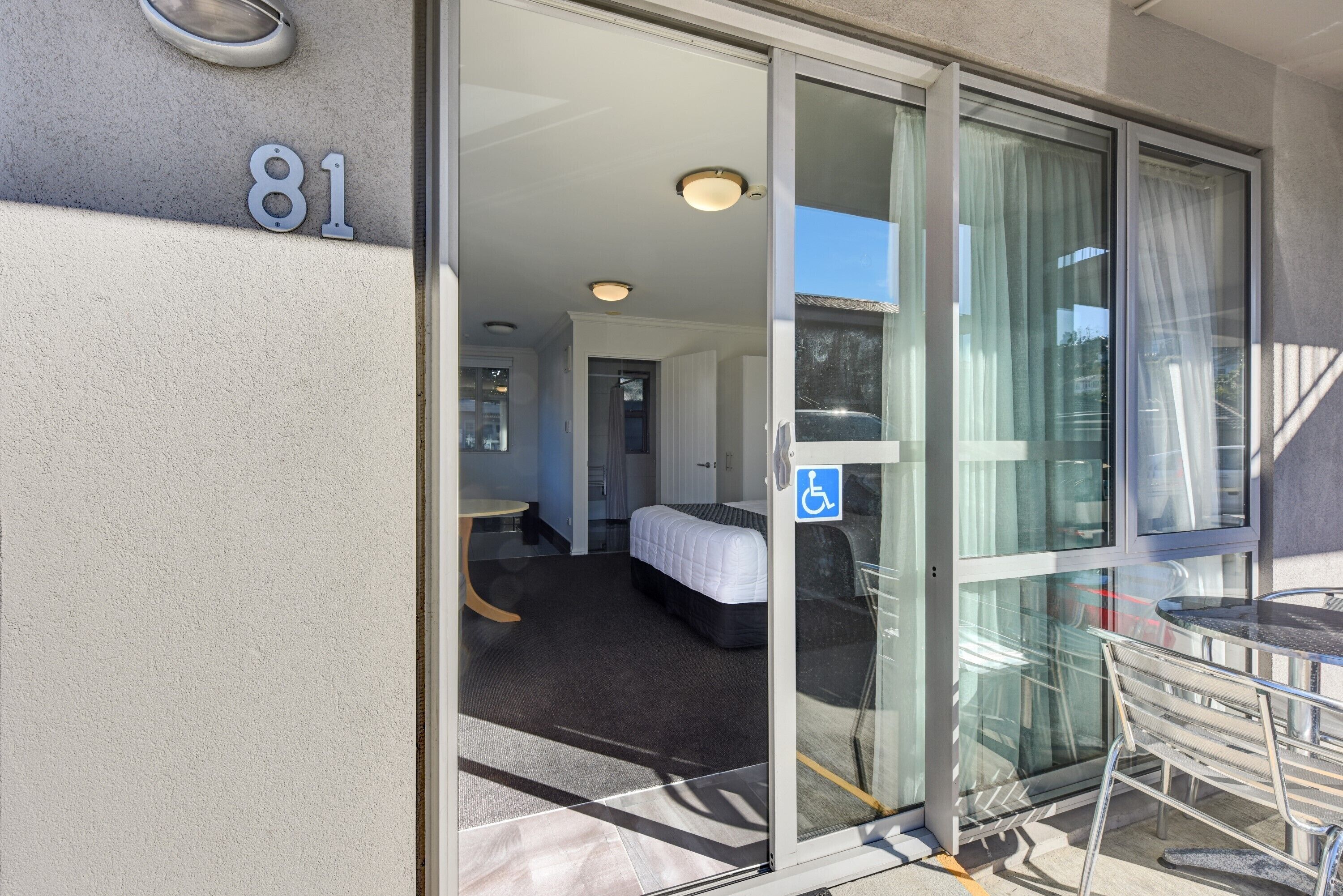 superior studio, 1 king bed, accessible | view from room