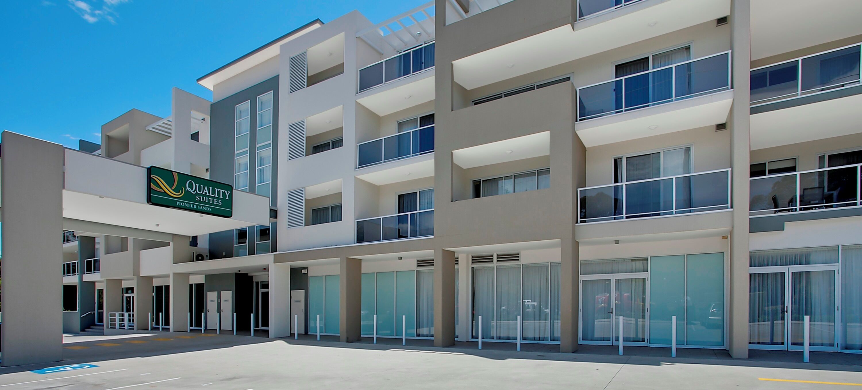 Fassade der Unterkunft