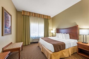 Pillow-top beds, in-room safe, desk, laptop workspace