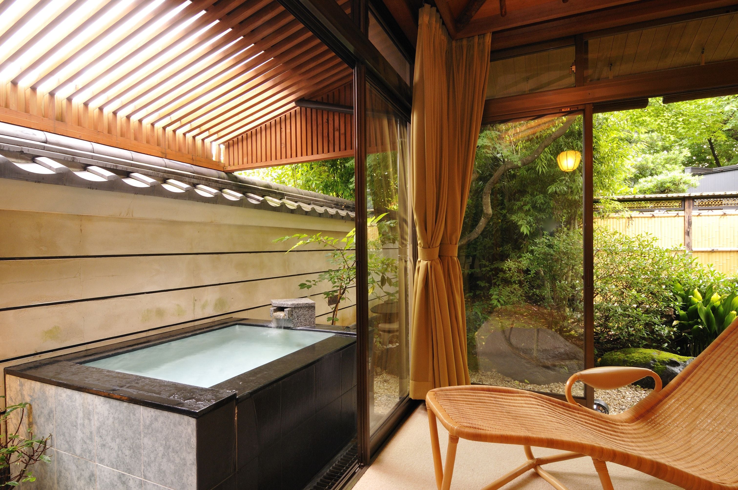 Urban floor Guestroom with open-air bath | Bathroom | Free toiletries, bathrobes, slippers