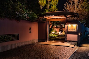 Front of property - evening/night