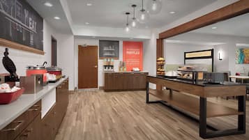 Free daily self-service breakfast