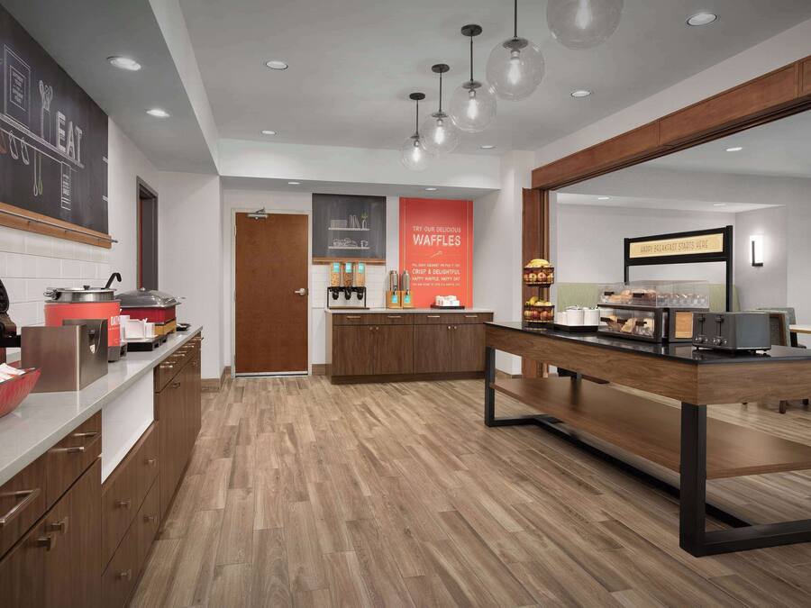 Café da manhã self-service grátis todos os dias