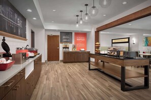 Free daily self-service breakfast