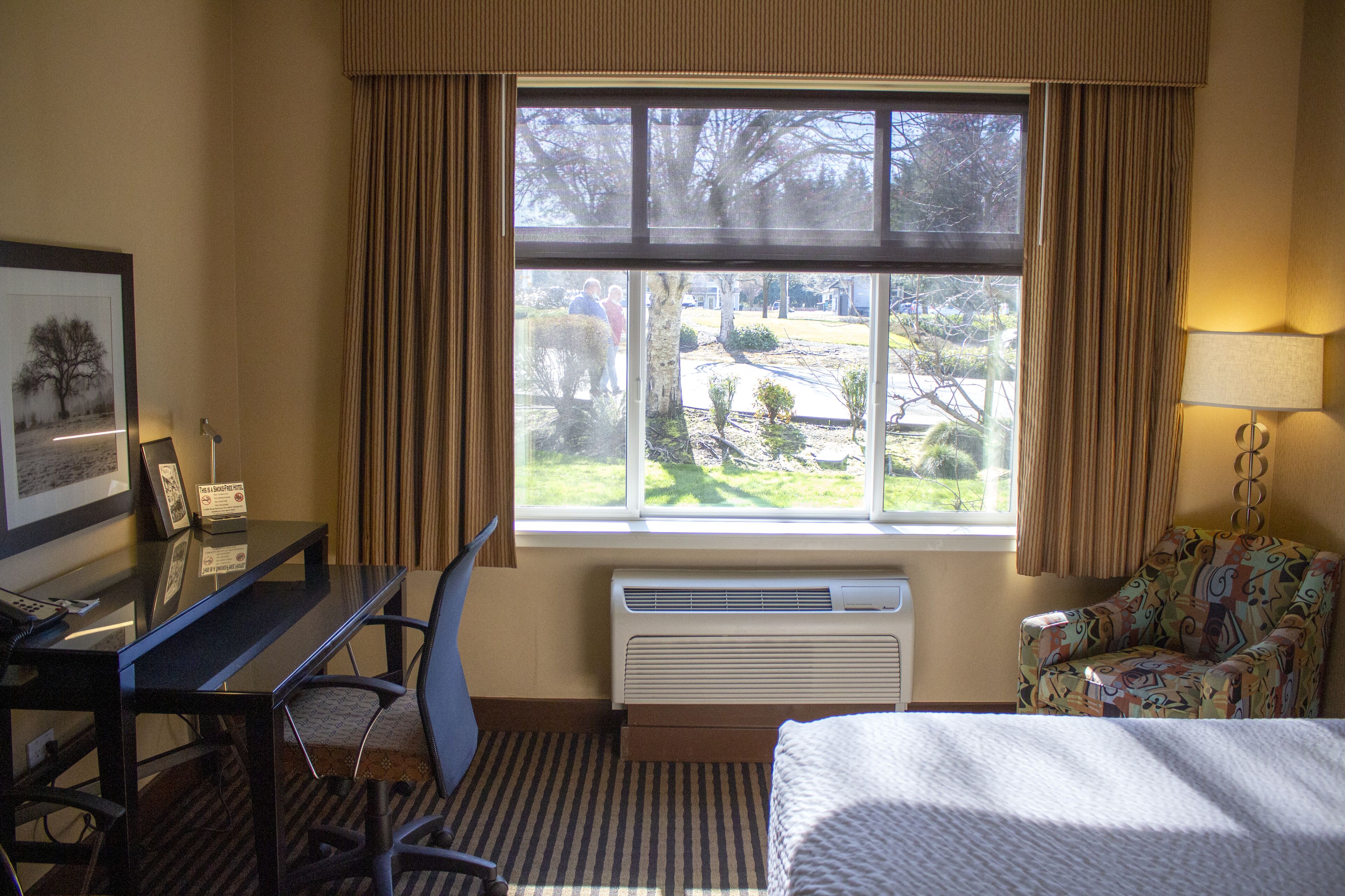 standard room, 2 queen beds | pillow-top beds, in-room safe, desk, iron/ironing board