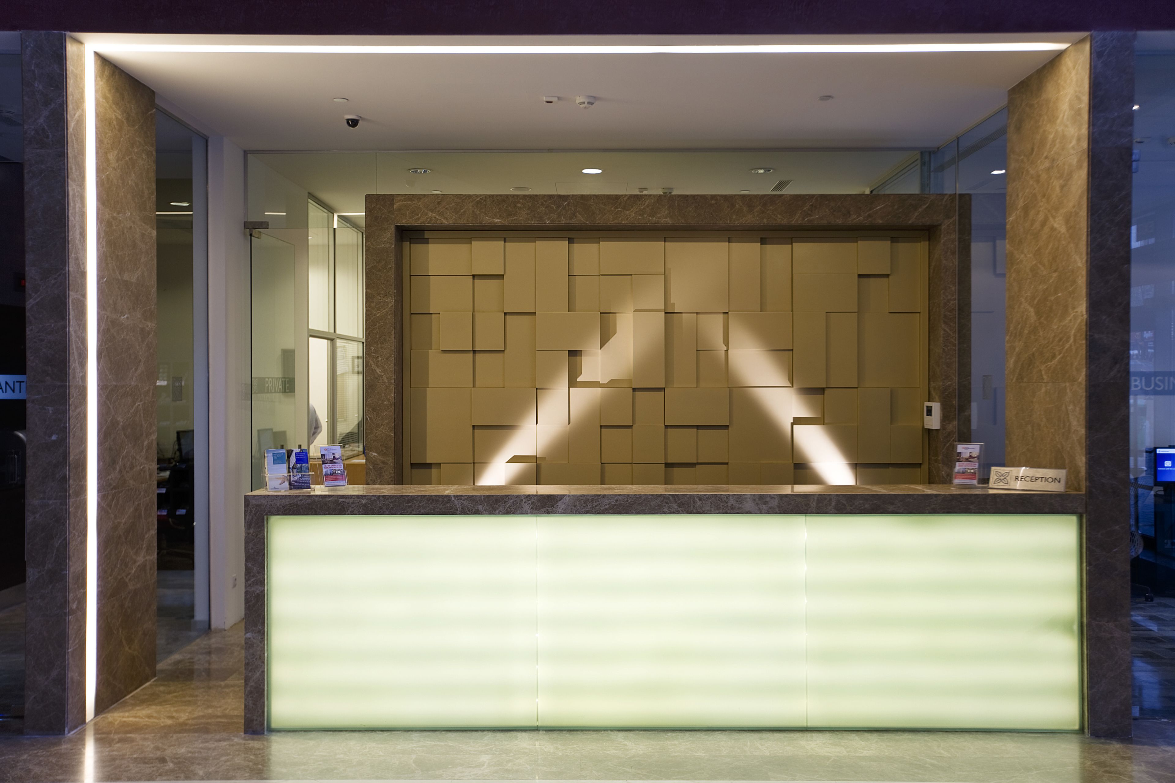 check-in/check-out kiosk