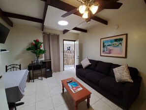 Apartment, 1 Queen Bed with Sofa bed, Sea View (1-4) | Premium bedding, individually decorated, individually furnished - Sunset Gardens Guesthouse (St. Thomas)