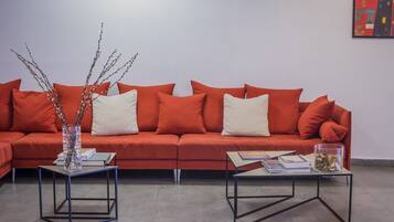 Sala de estar en el lobby