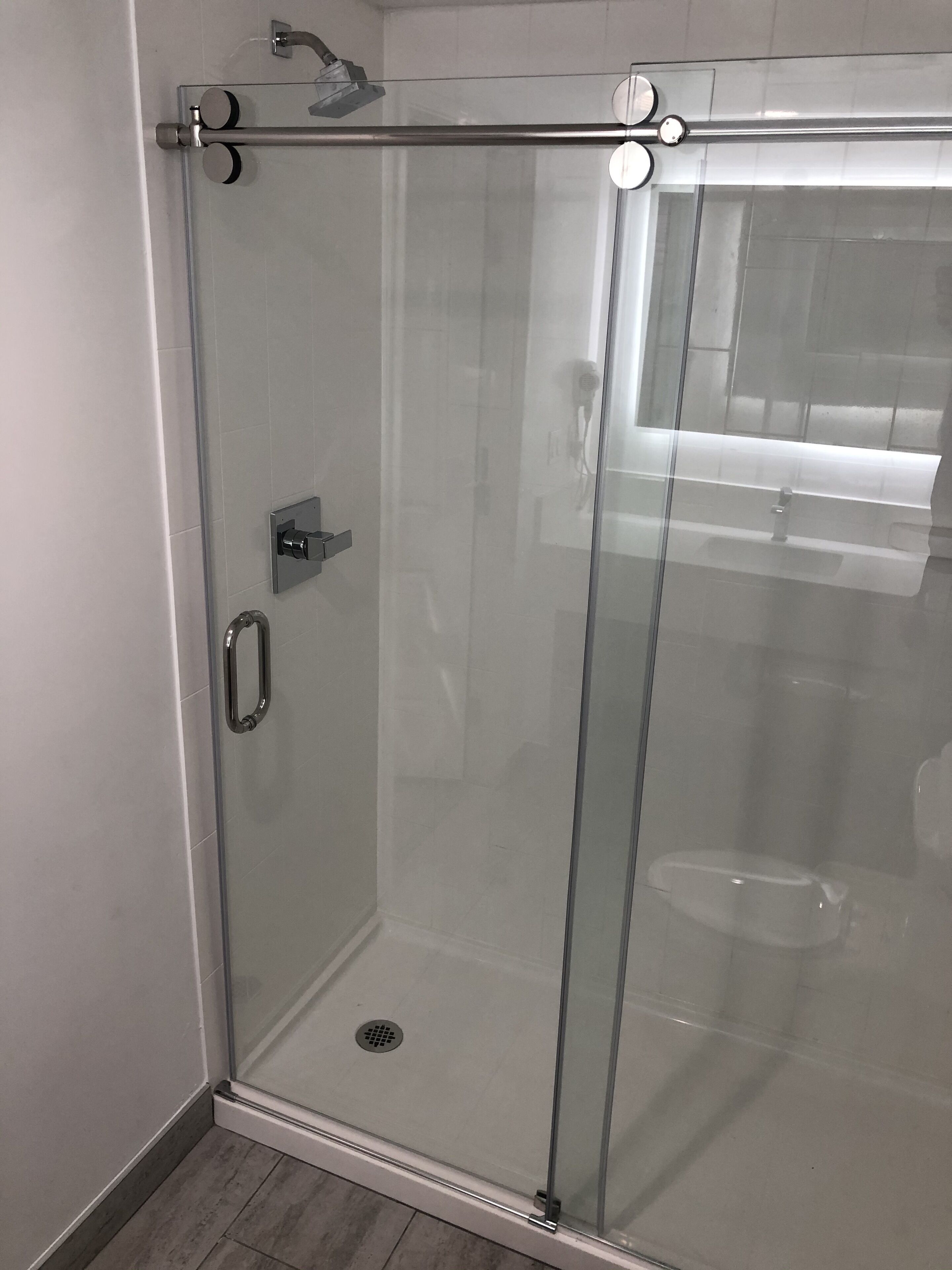 Dusj på badet