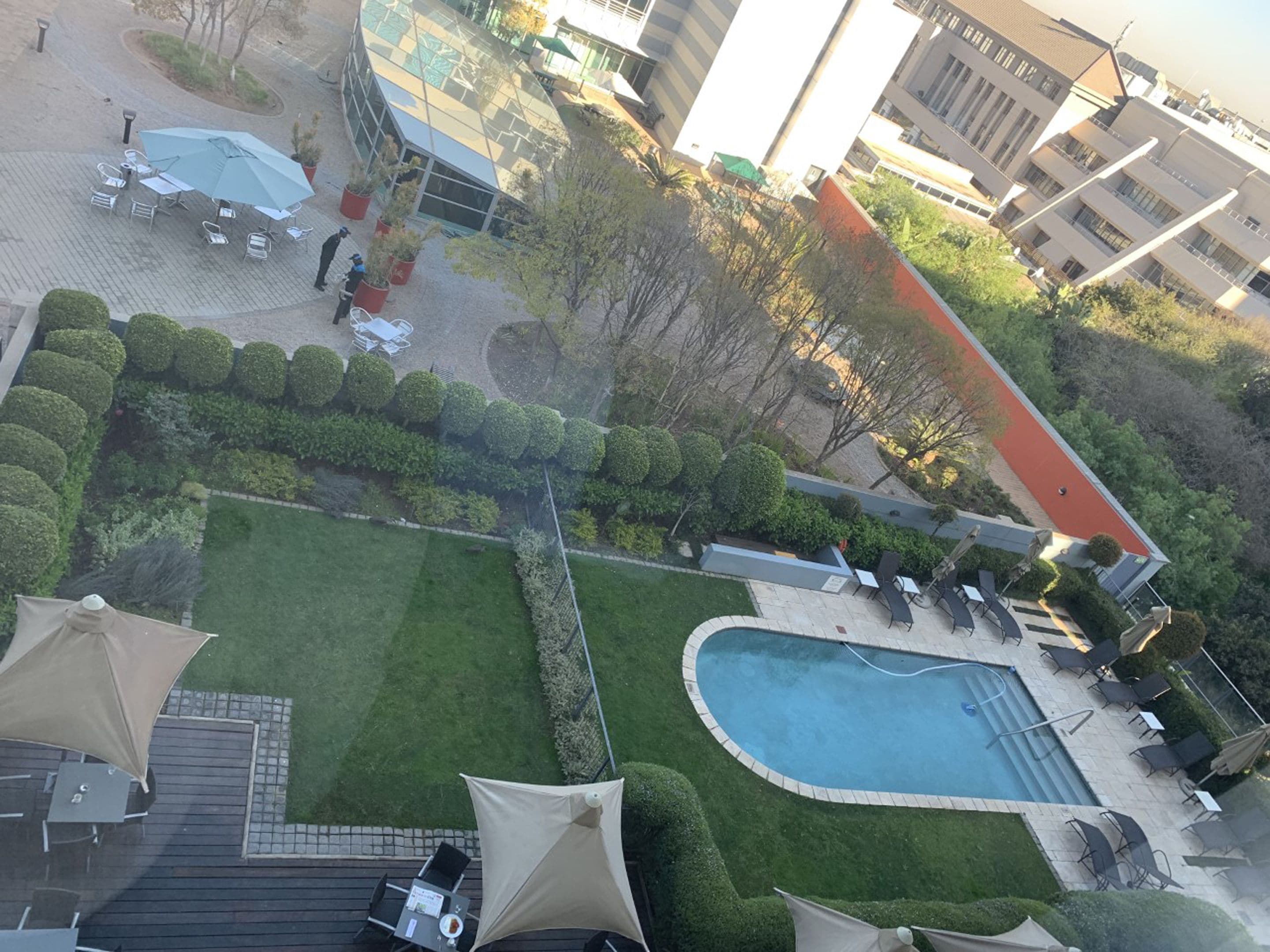 Vista des de l'habitació