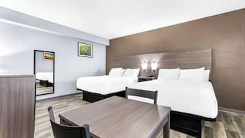 Iron/ironing board, Internet, alarm clocks