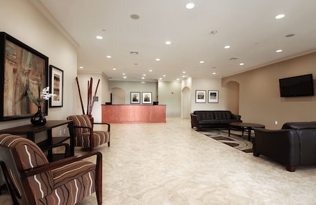 Lobby sitting area. Ramada by Wyndham College Station