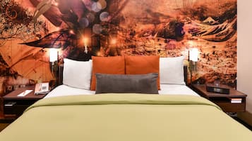 Habitación estándar, 1 cama Queen size | Ropa de cama de alta calidad, edredón y camas con pillow-top