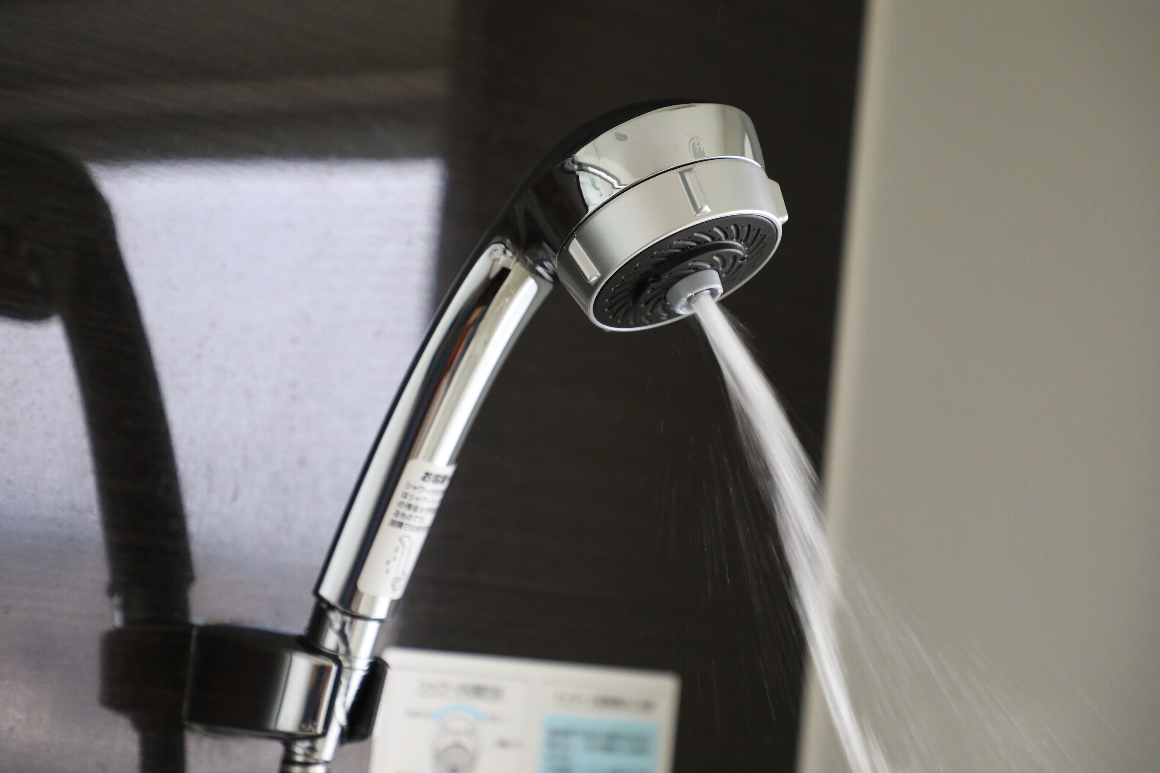 combined shower/bathtub, deep-soaking bathtub, hair dryer, slippers