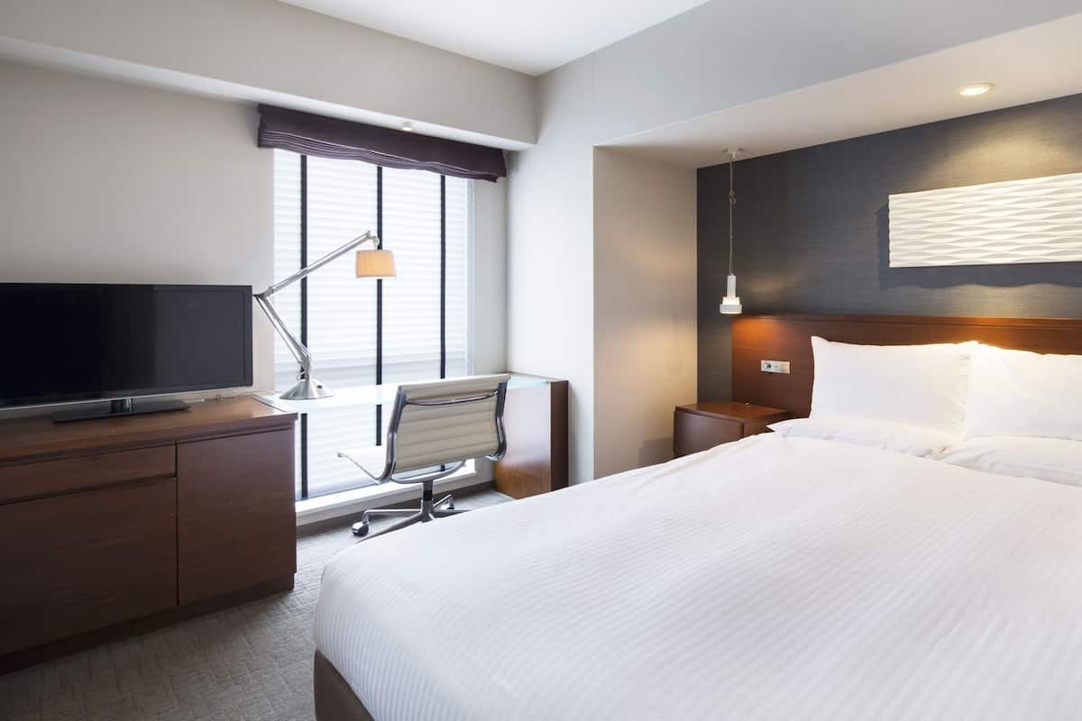 Premium bedding, down comforters, memory foam beds, desk