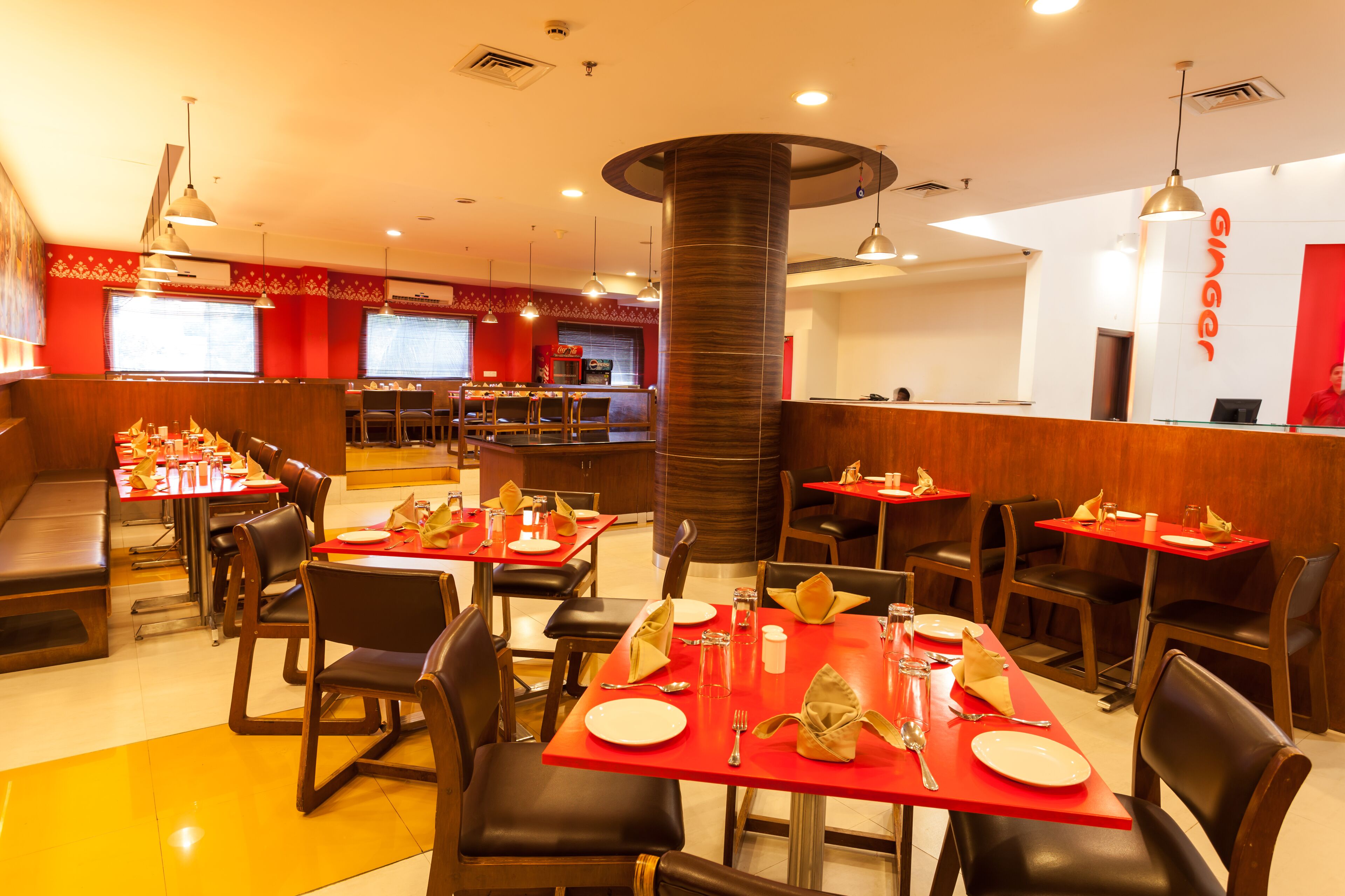 breakfast, lunch and dinner served