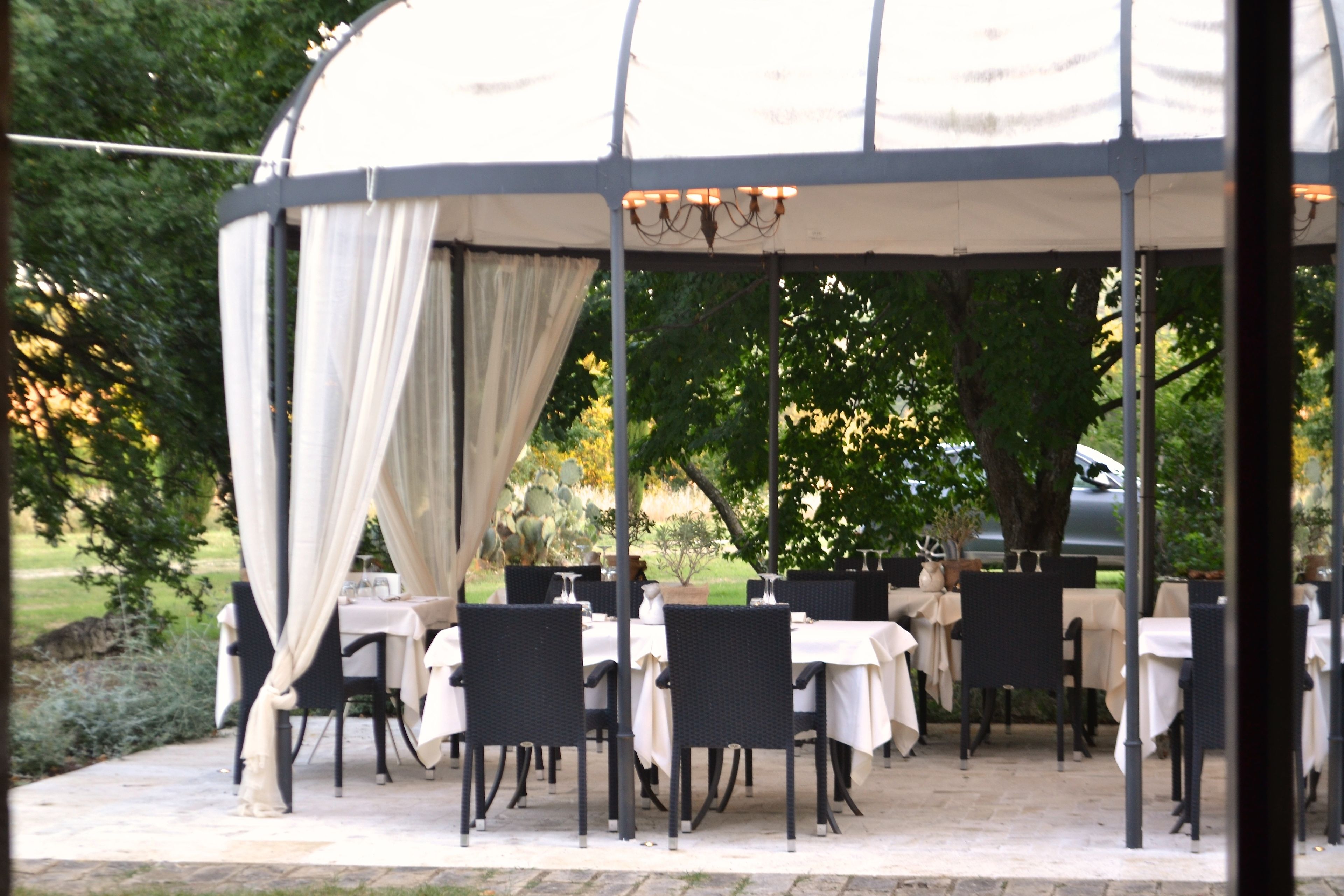 dinner served, local cuisine, garden views